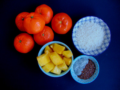smoothie mandarijn mango kokos ingrediënten